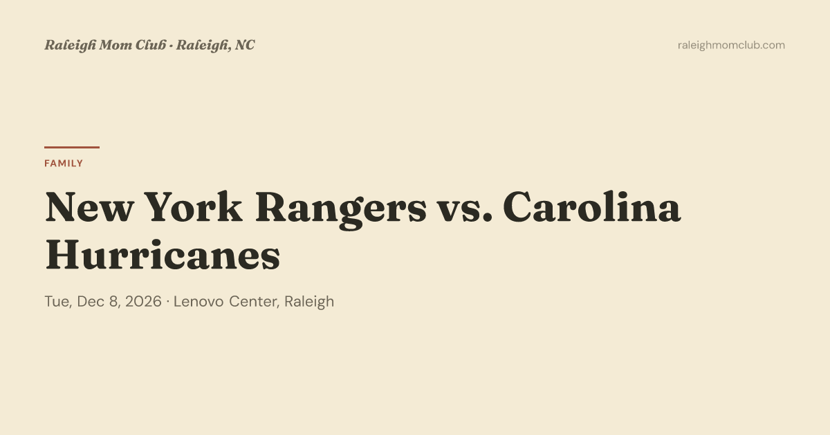 New York Rangers vs. Carolina Hurricanes (Dec 8, 2026)