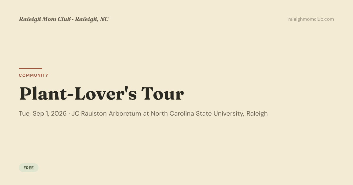Plant-Lover's Tour — Outdoors & nature in JC Raulston Arboretum at North Carolina State University